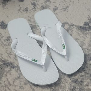 Havaianas White Sandals